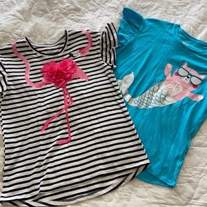 LAST CHANCE •Wonder Nation• Bundle of 2 Ruffle Sleeve Tees